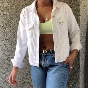 White Denim Jacket